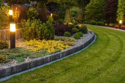 Landscape And Concrete Curbing