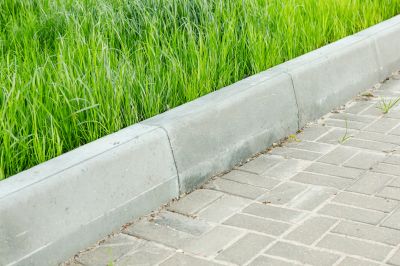 Landscape And Concrete Curbing
